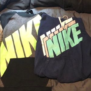 2 Nike Hoodies